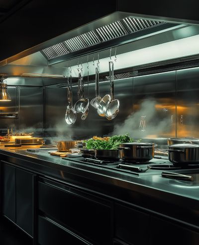 Edelstahlmöbel und -module für die anspruchsvolle Gastroküche